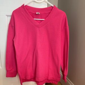 RBX Hot Pink Ribbed Top